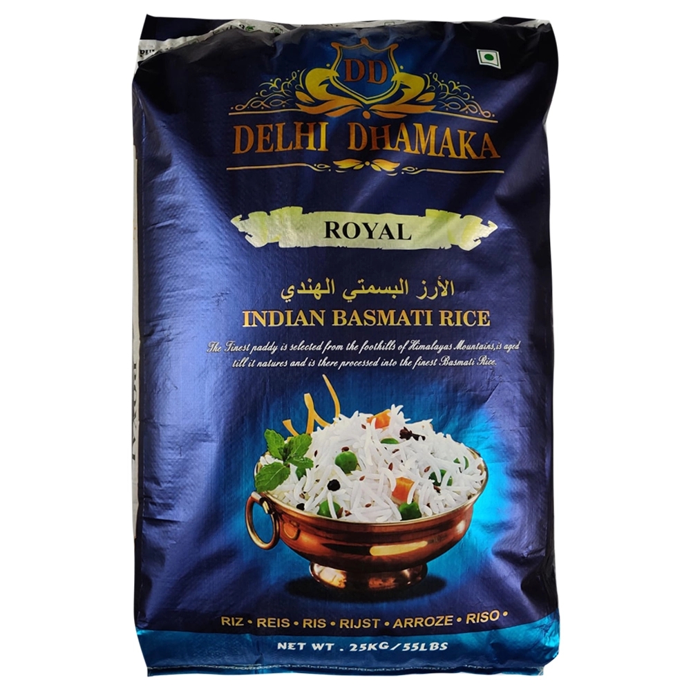 Delhi Dhamaka Royal Indian Basmati Rice 25 kg