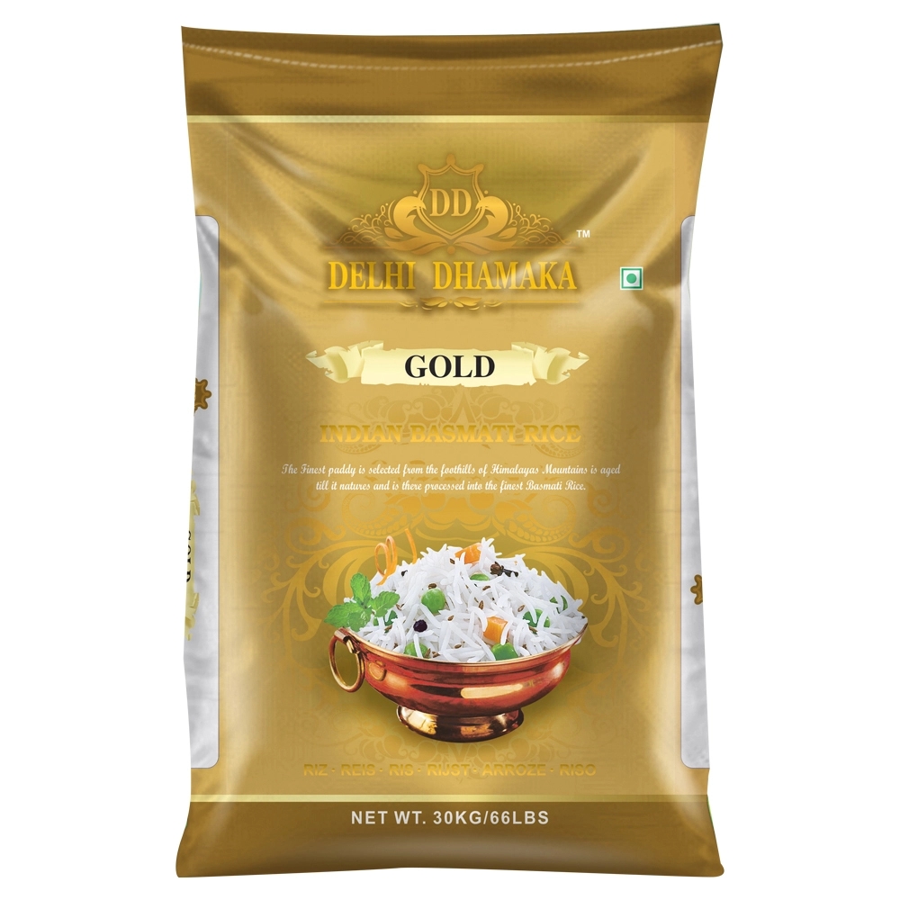Delhi Dhamaka Gold Indian Basmati Rice 30 kg