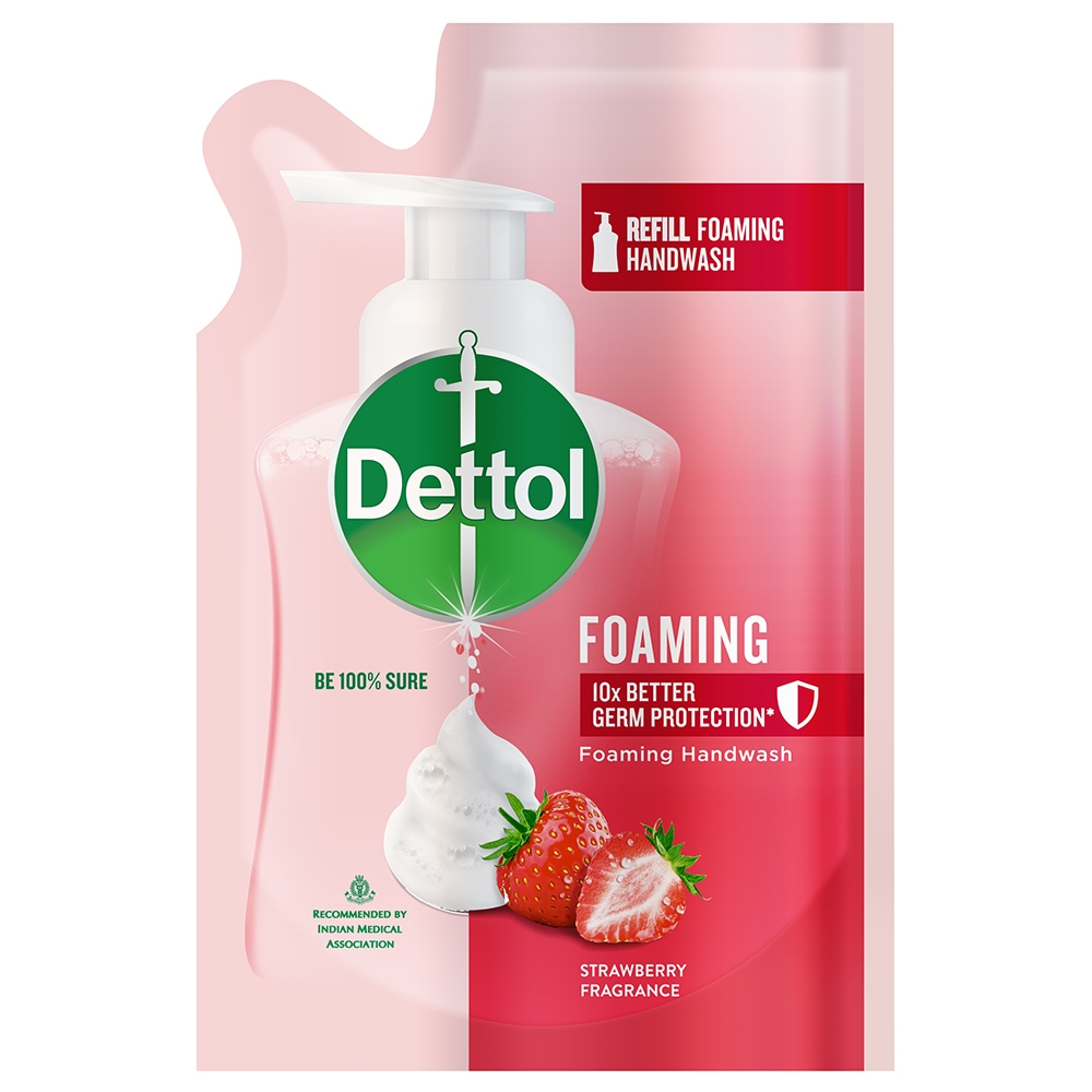 Dettol Strawberry Fragrance Foaming Hand Wash Refill 200 ml
