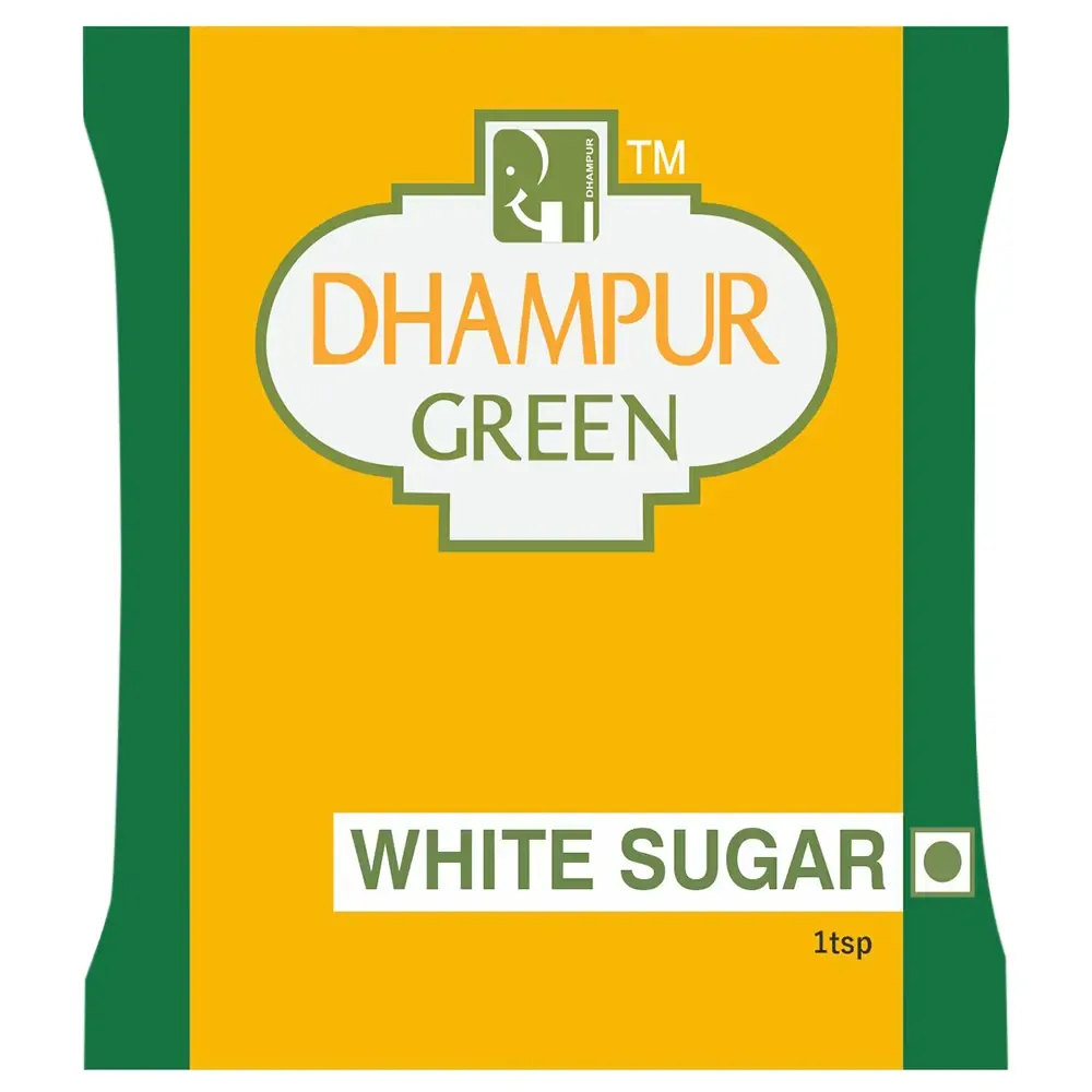 Dhampur Green White Sugar Sachets 500 g