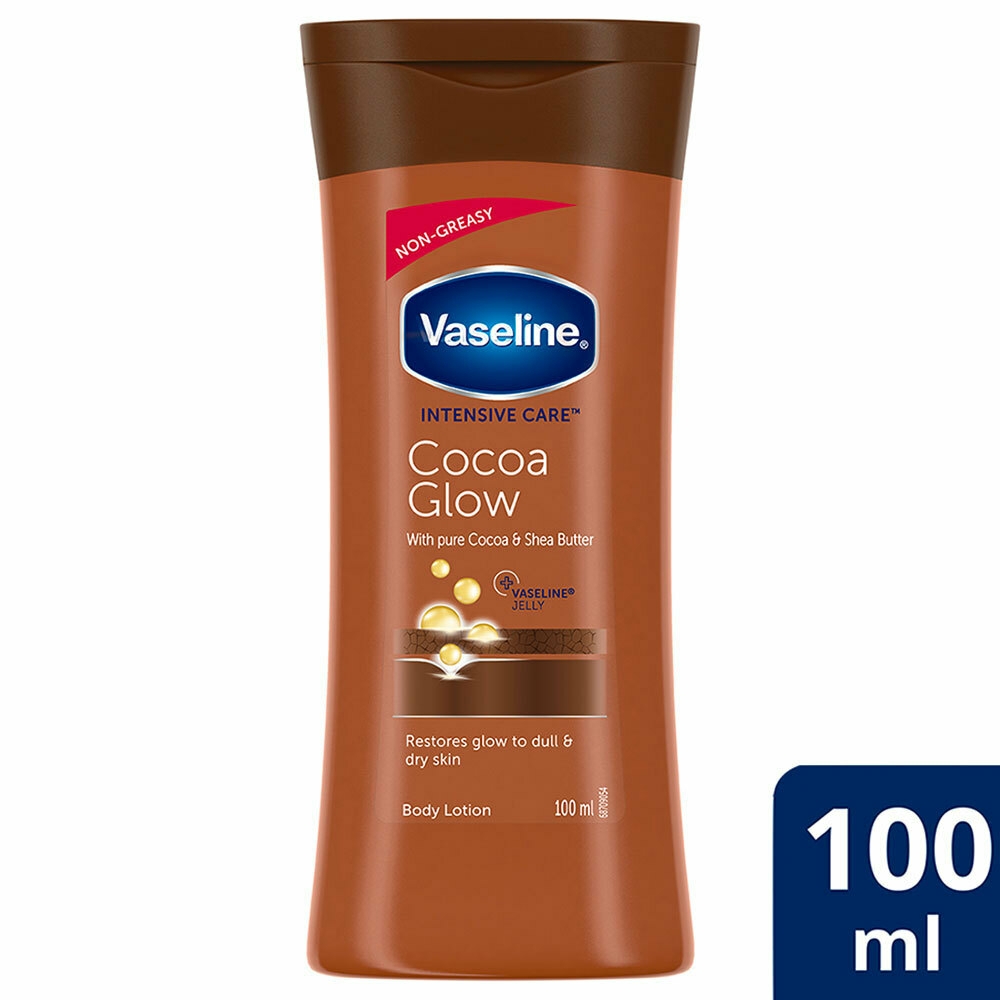Vaseline Intensive Care Cocoa Glow Body Lotion for Dry Skin 100 ml