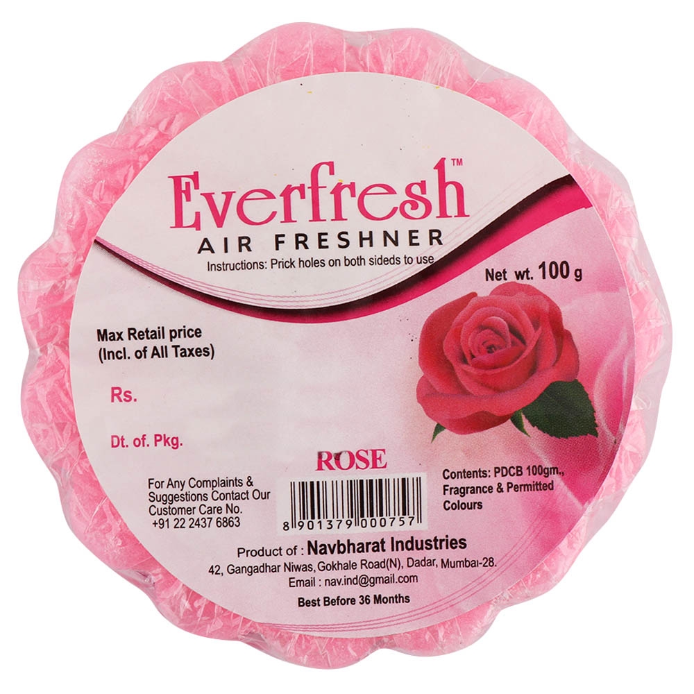 Everfresh Rose Air Freshener Disc 100 g