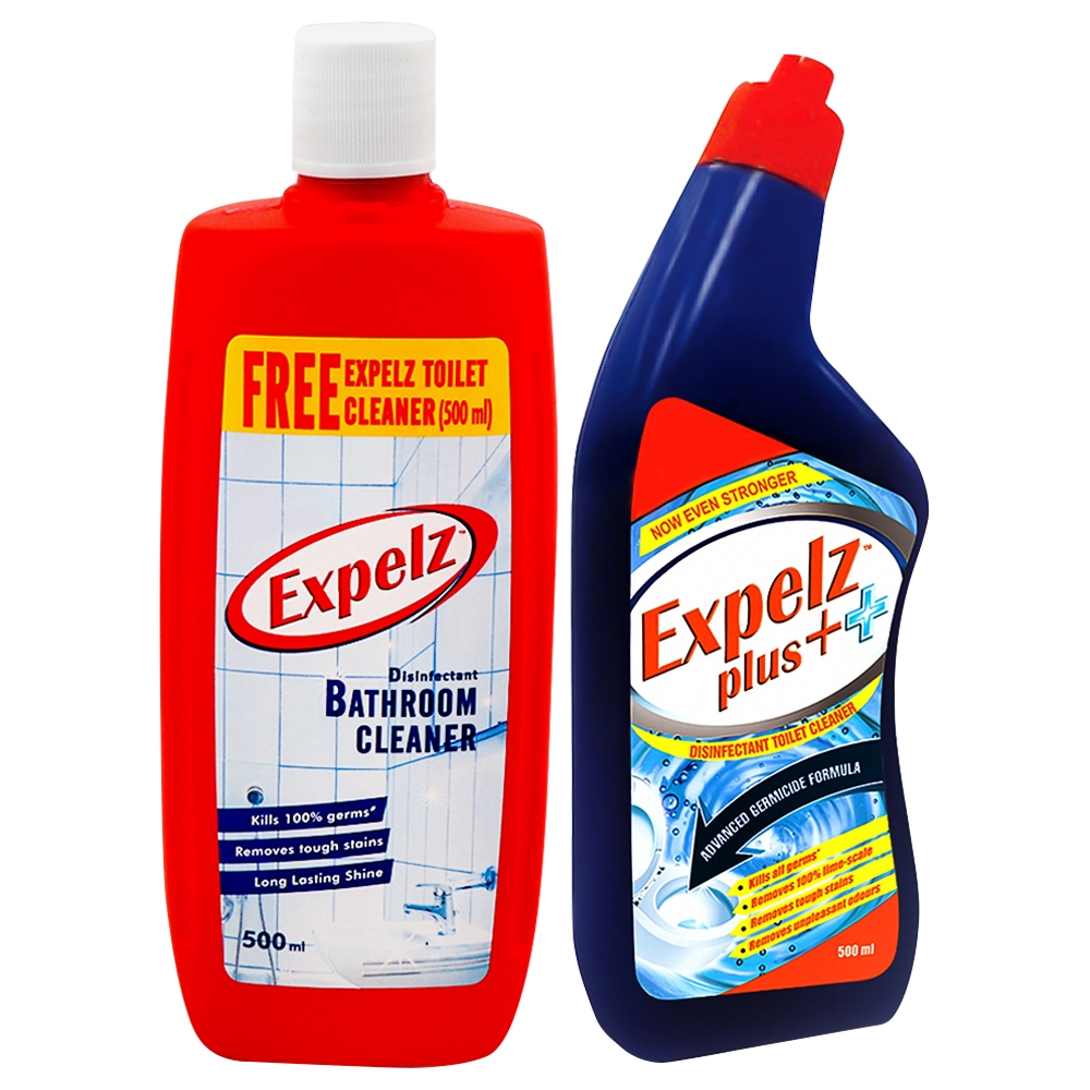 Expelz Disinfectant Bathroom Cleaner 500 ml (Get Free Expelz Toilet