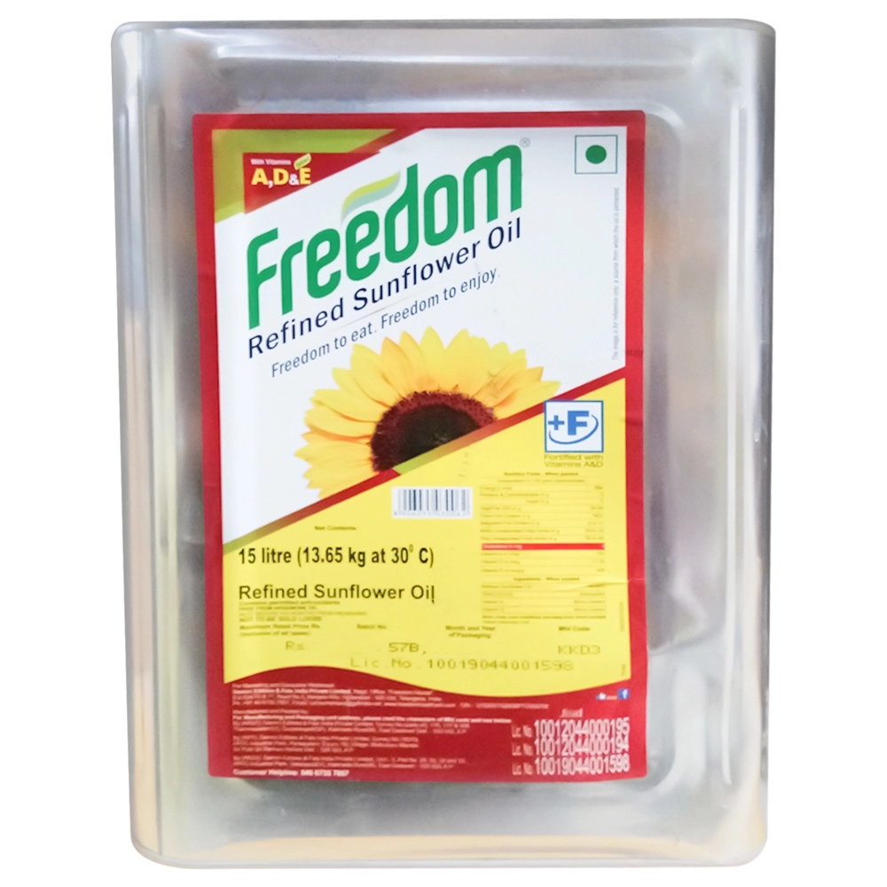 Freedom Refined Sunflower Oil 15 L