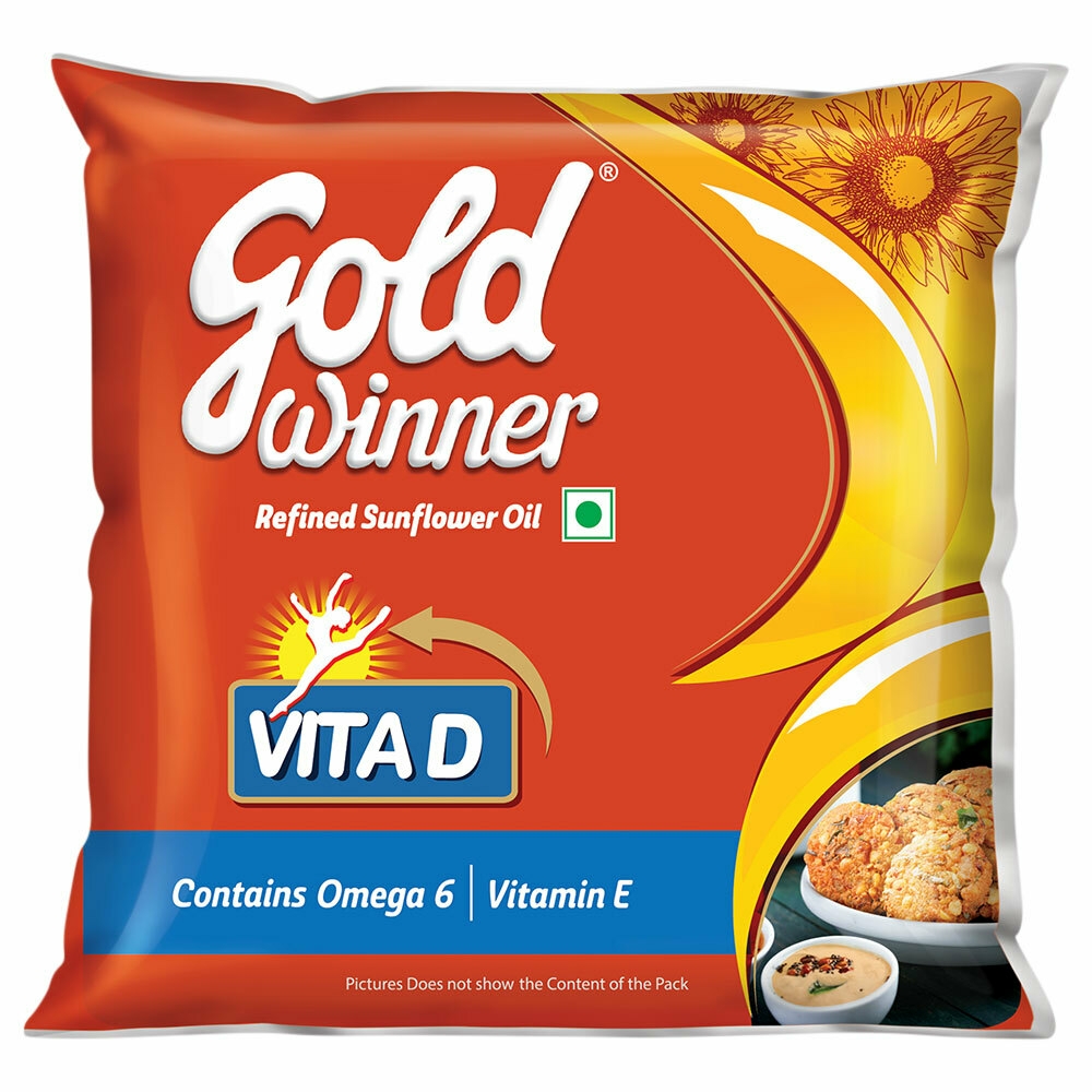 Gold Winner Refined Sunflower Oil 500 ml