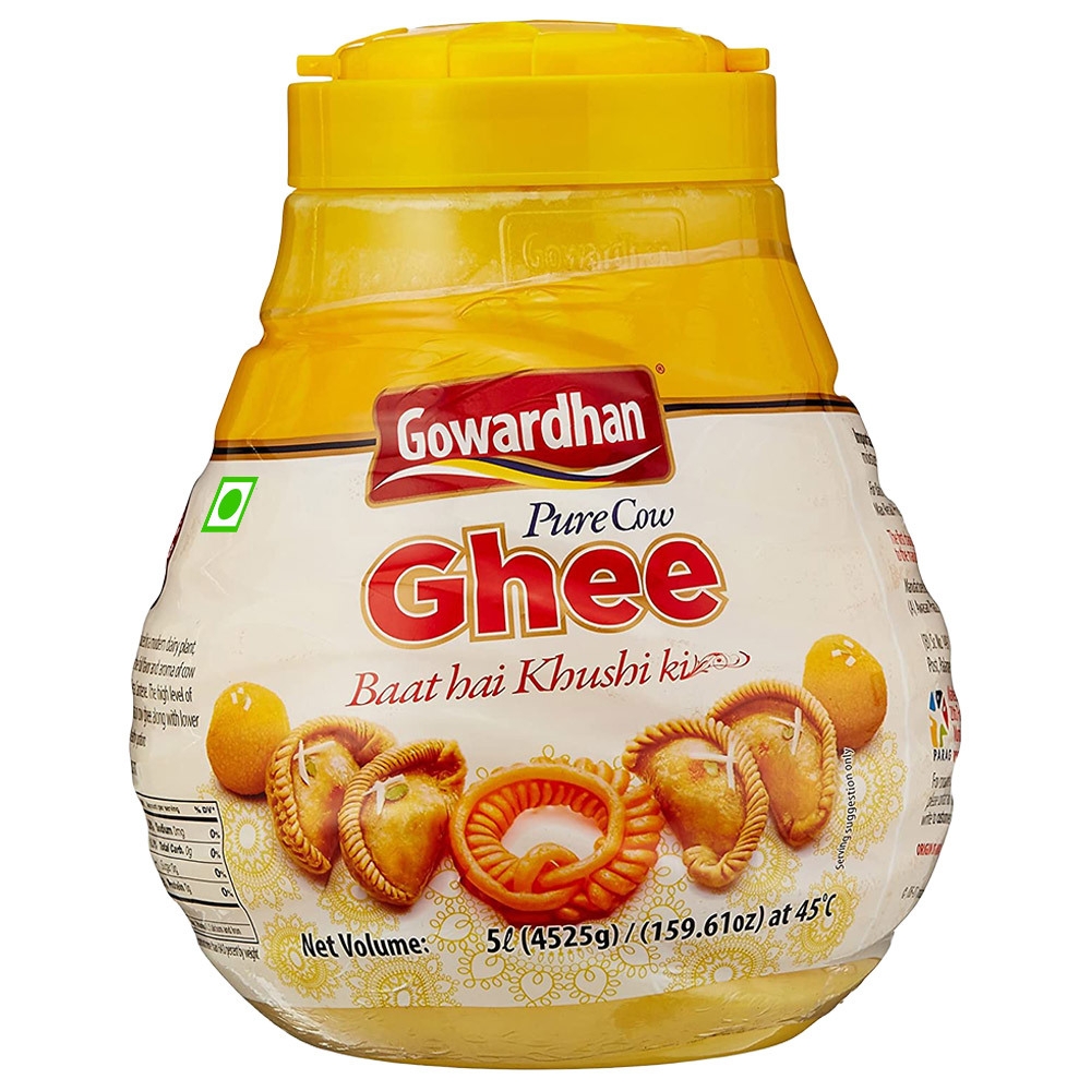 Gowardhan Premium Cow Ghee 5 L (Jar)