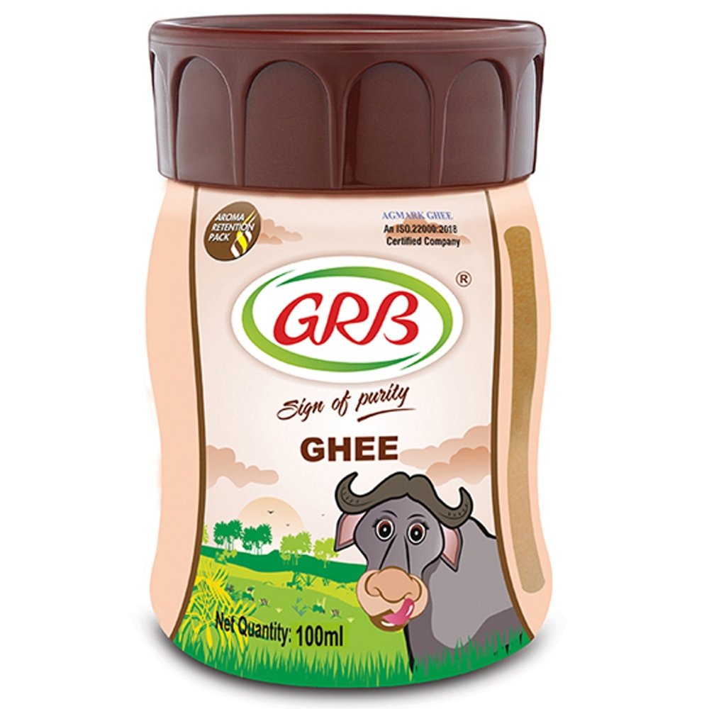 GRB Pure Ghee 100 ml (Pet Jar)