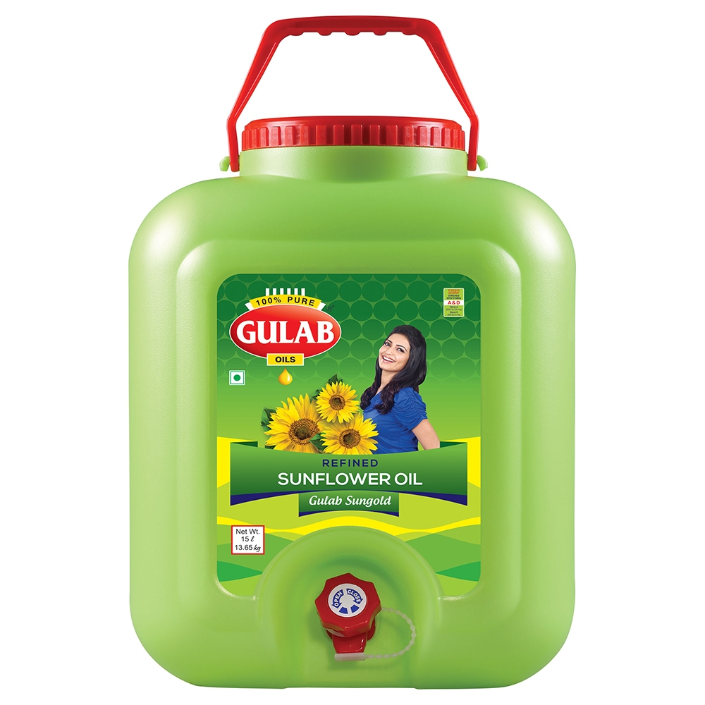 Gulab Sungold Refined Sunflower Oil 15 L