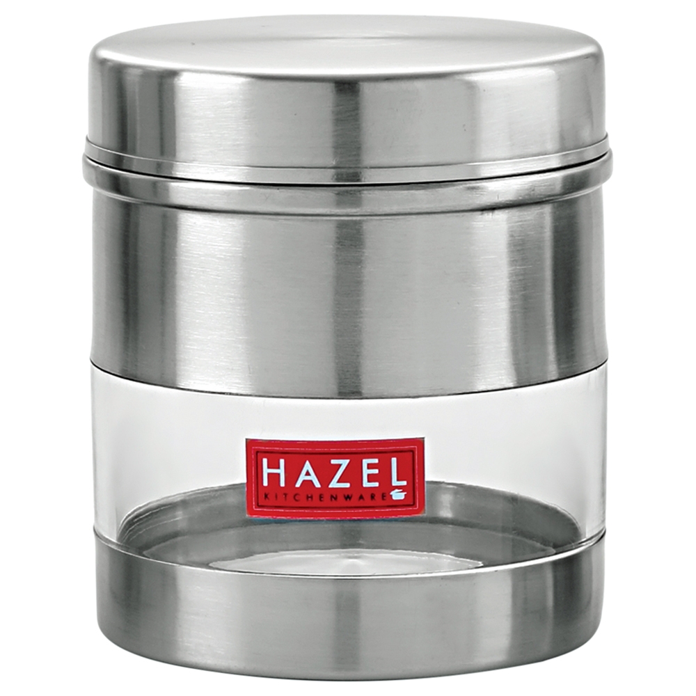 Hazel See Through Stainless Steel Container 400 ml