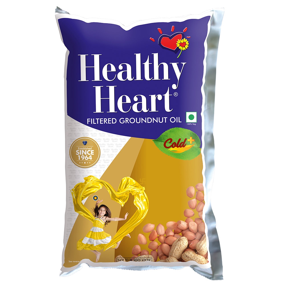 Healthy Heart Cold+ Filtered Groundnut Oil 1 L