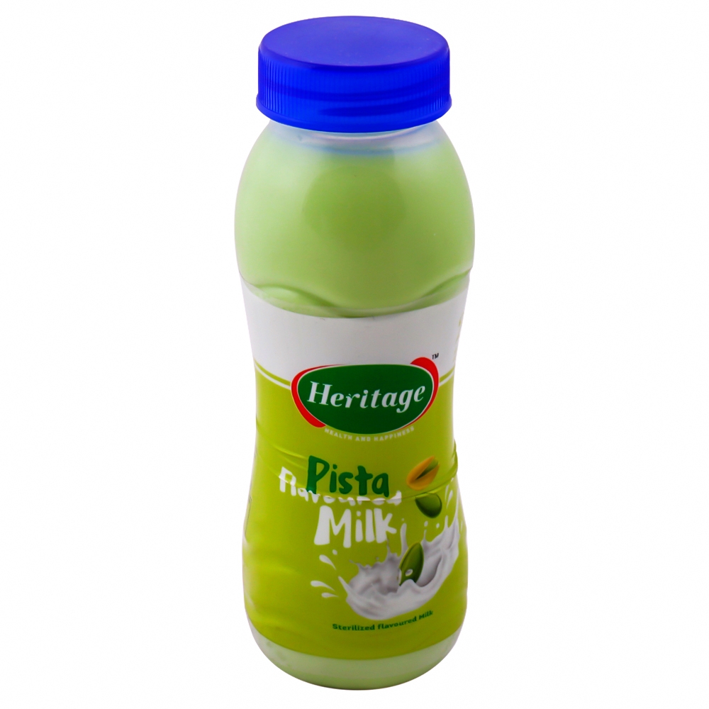 Heritage Pista Flavoured Milk 200 ml (Bottle)