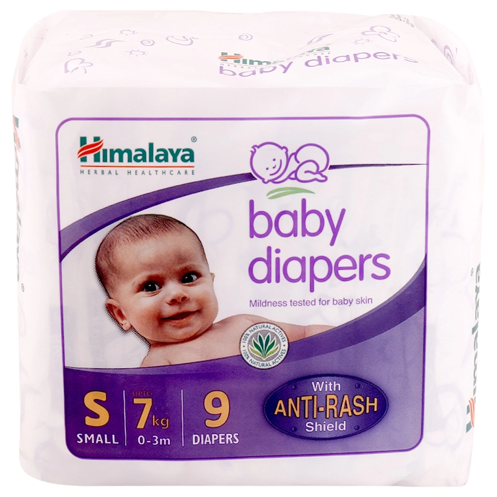 Himalaya Baby Diapers (S) 9 count (Up to 7 kg)