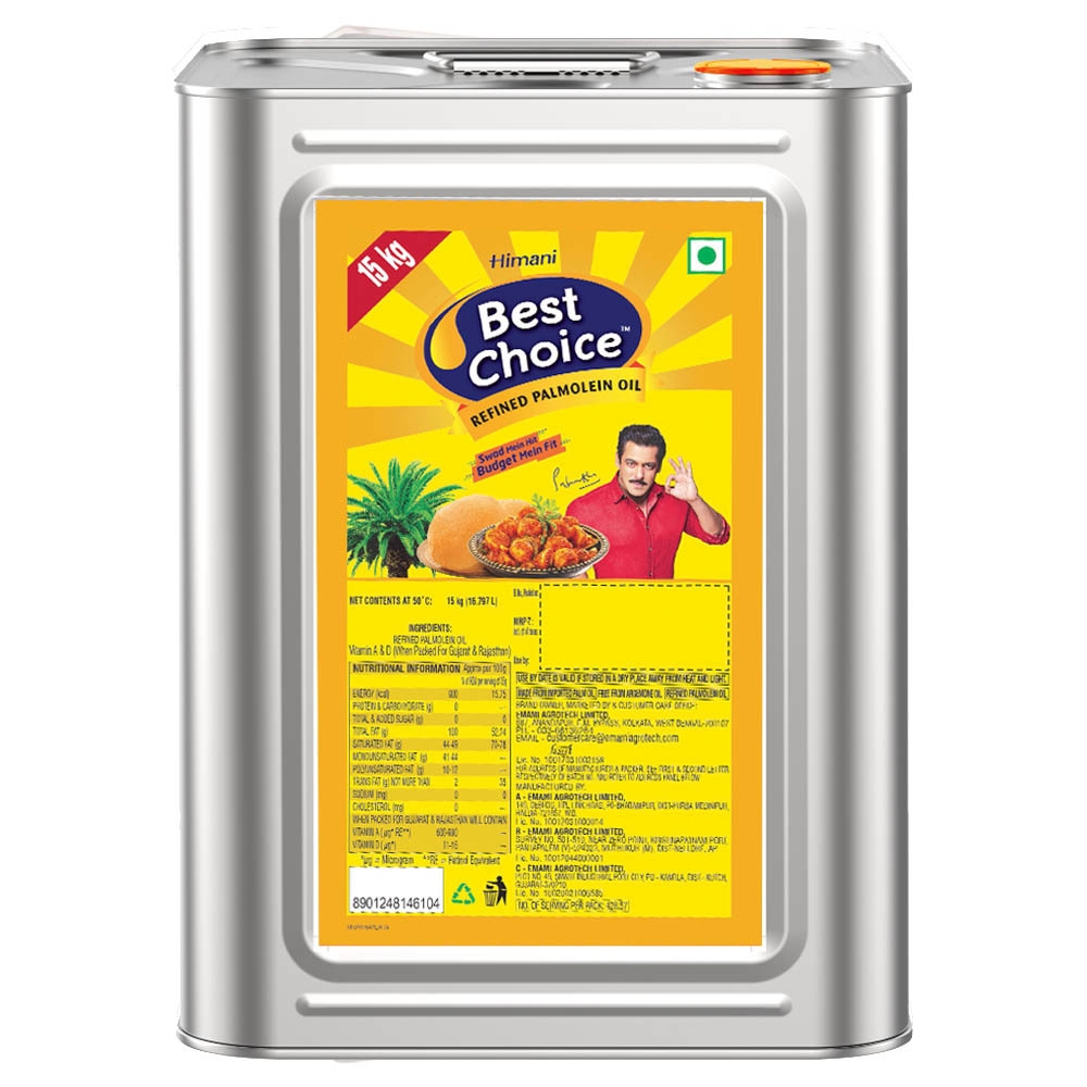Himani Best Choice Palmolein Oil 15 kg