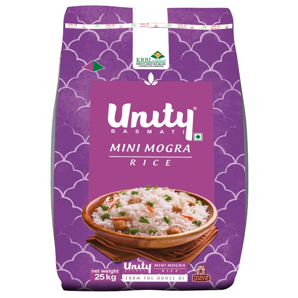 India Gate Unity Mini Mogra Basmati Rice 25 kg