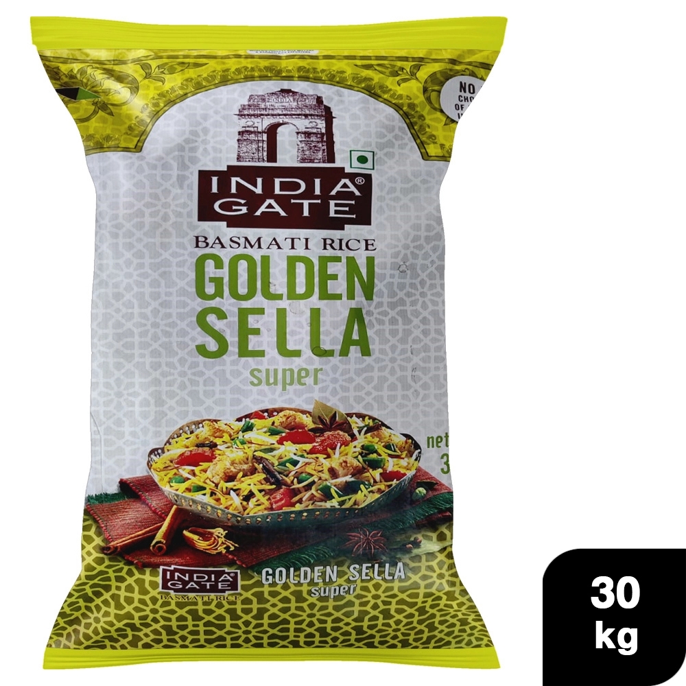 India Gate Golden Super Sella Basmati Rice 30 kg