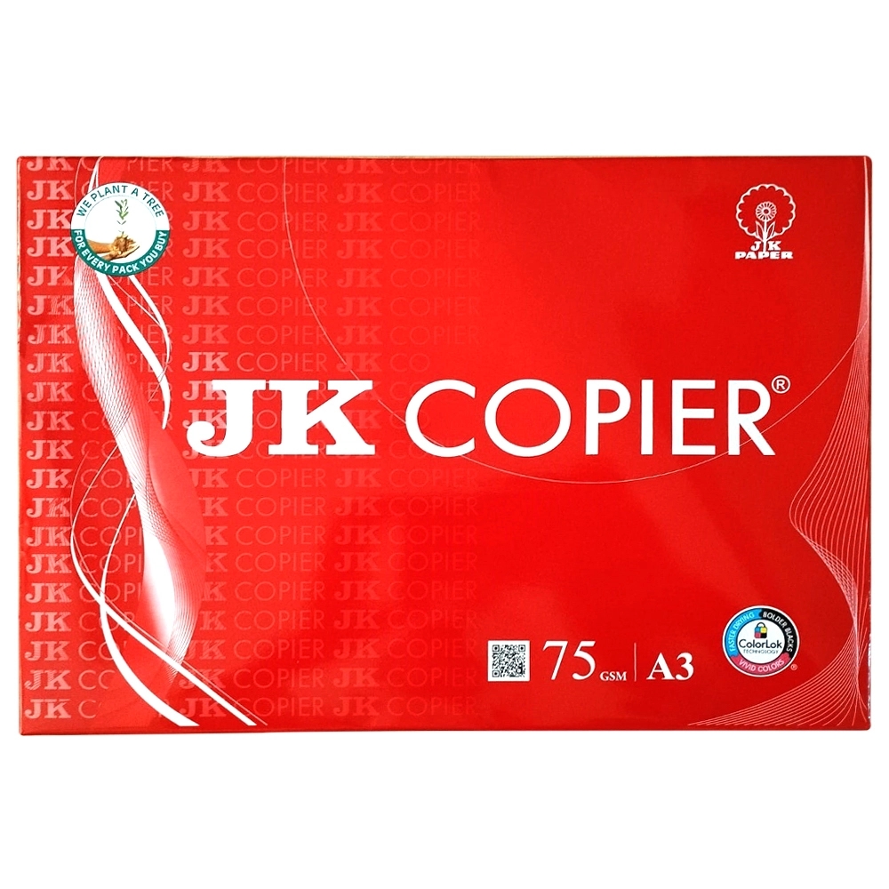 JK Copier 75 GSM A3 Paper 500 pgs