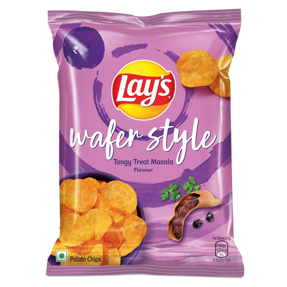 Lay's Wafer Style Tangy Treat Masala Flavour Potato Chips 20 g