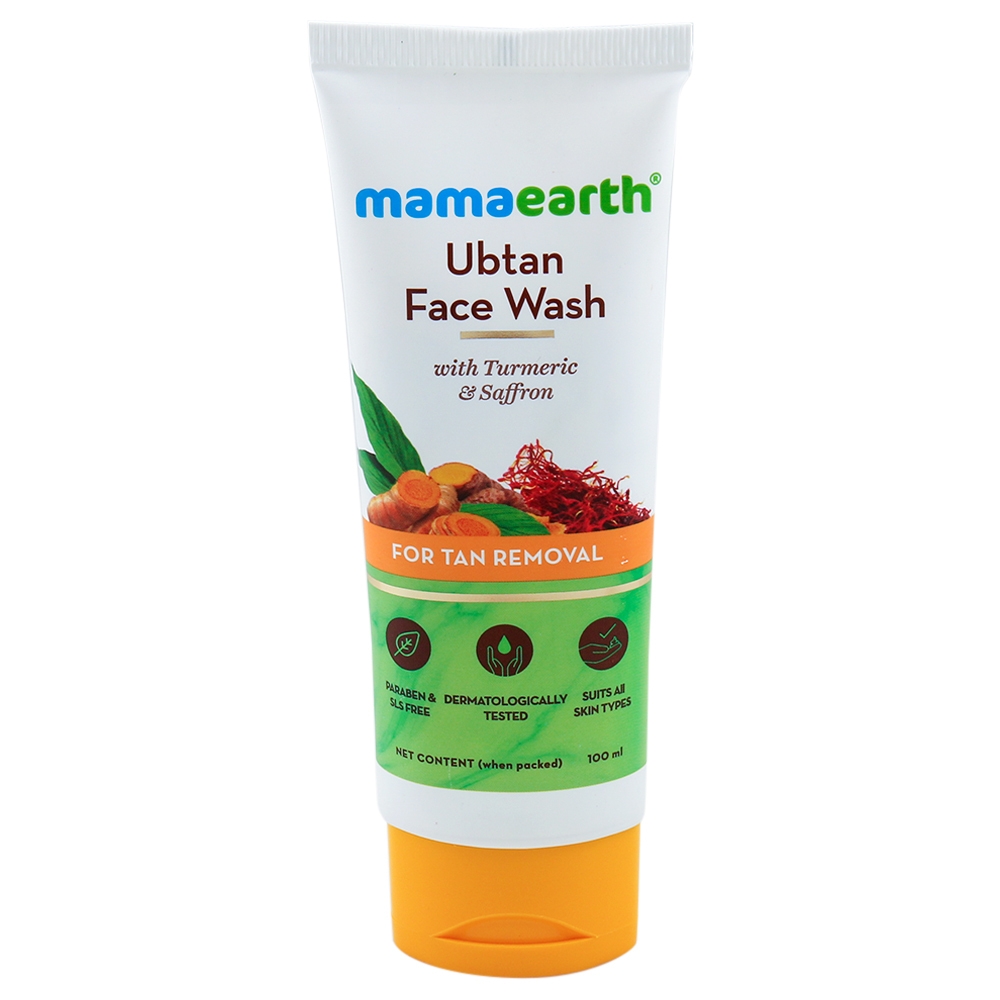 Mamaearth Ubtan Turmeric & Saffron Face Wash 100 ml