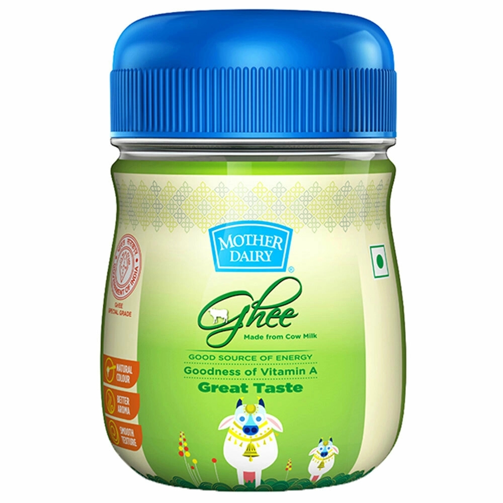 Mother Dairy Cow Ghee 200 ml (Jar)