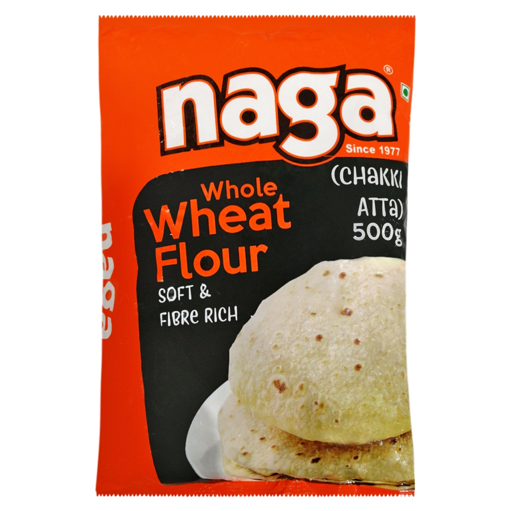 Naga Whole Wheat Atta / Flour 500 g