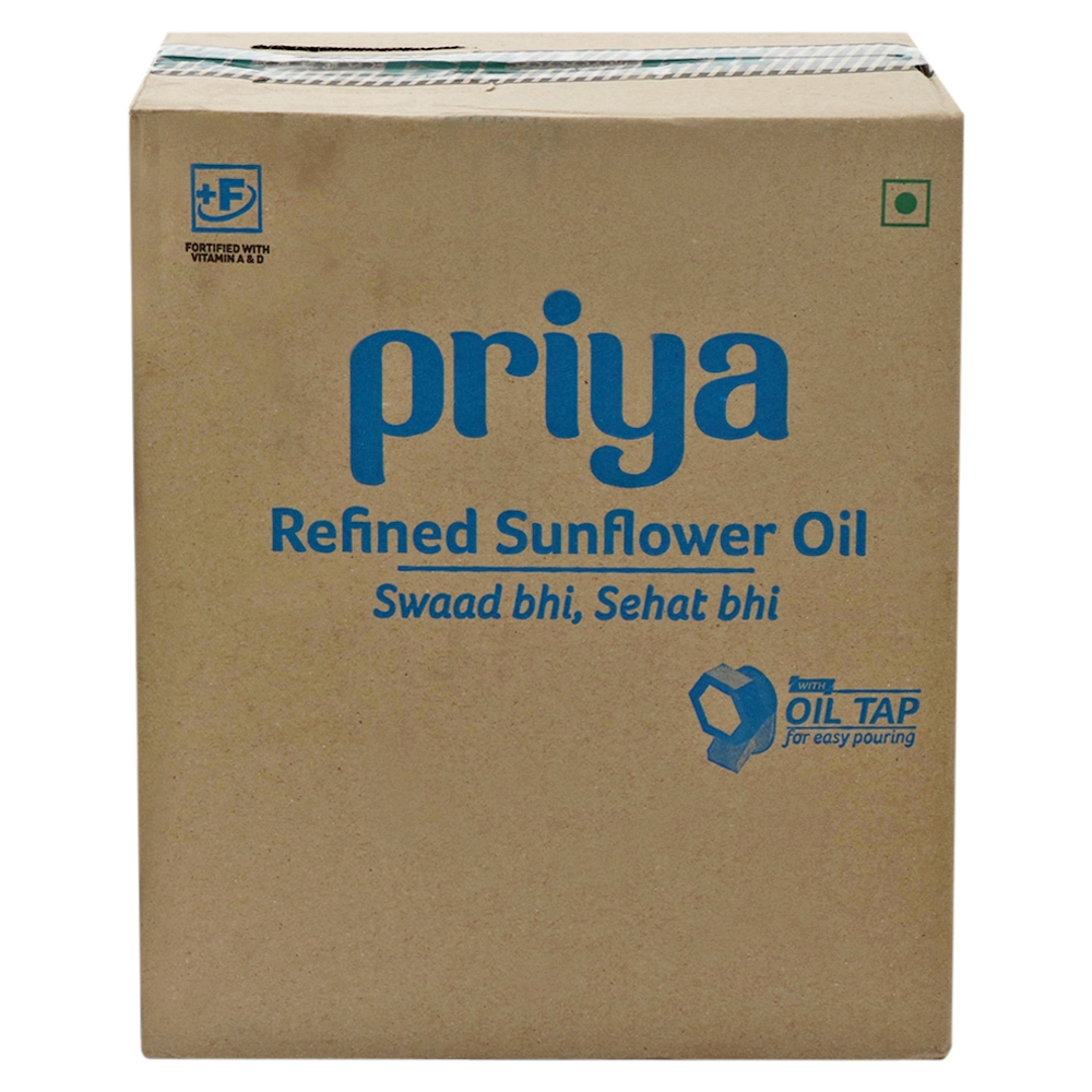Priya Refined Sunflower Oil 15 L