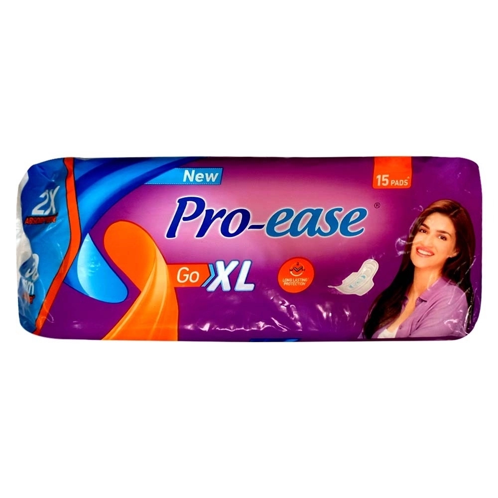 Proease Go Sanitary Napkins (XL) 15 pads