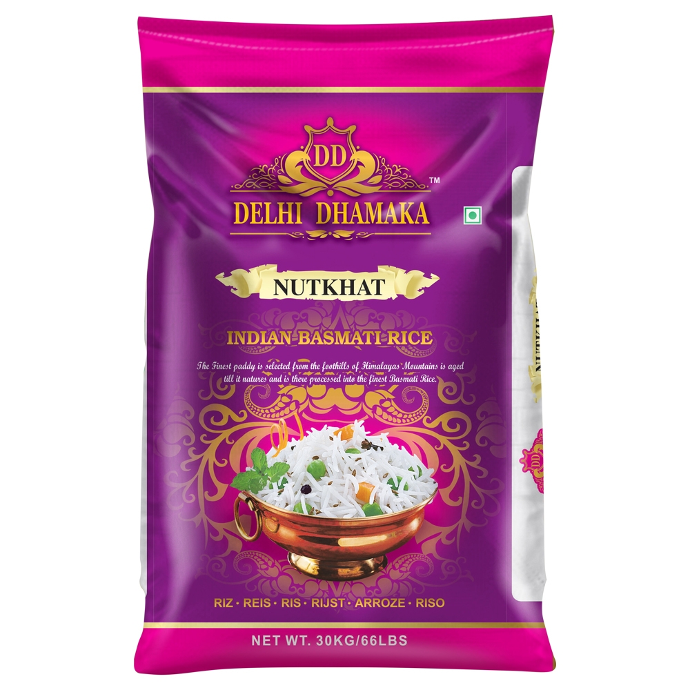 Delhi Dhamaka Nutkhat Indian Basmati Rice 30 kg