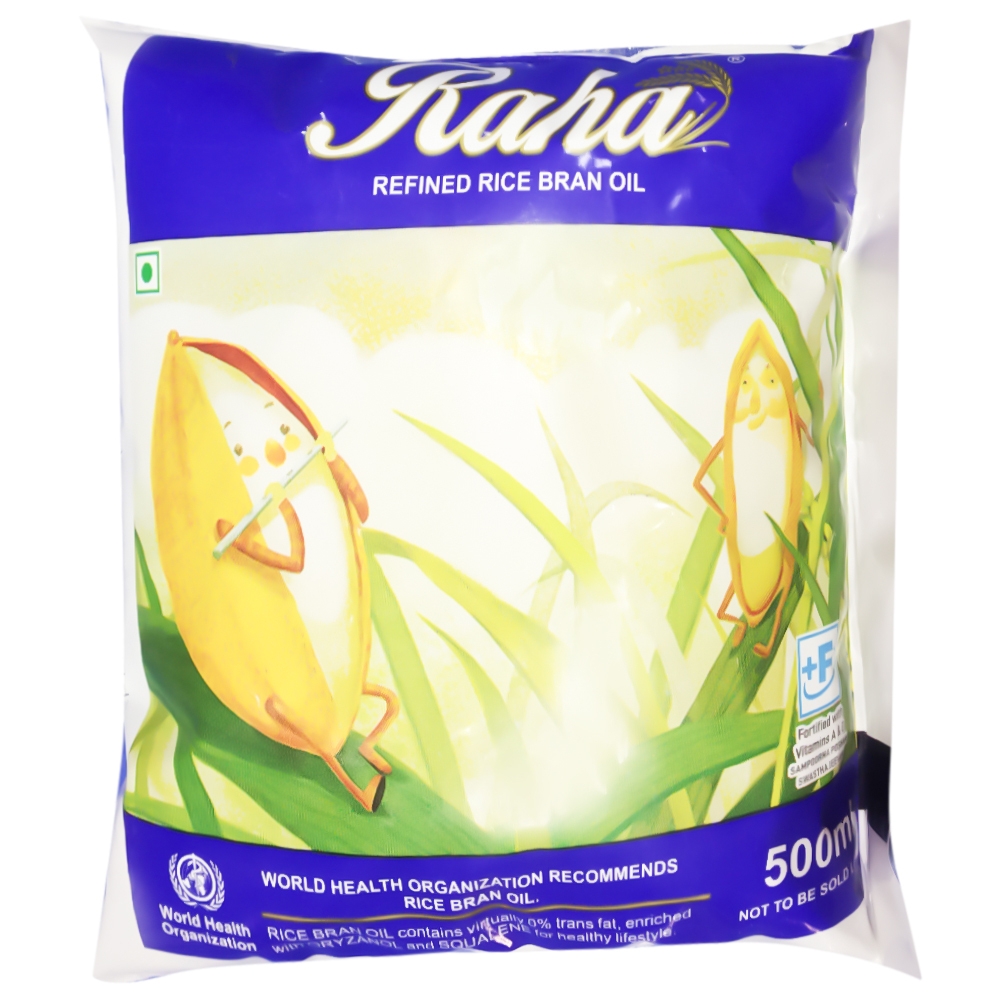 Raha Refined Rice Bran Oil 500 ml