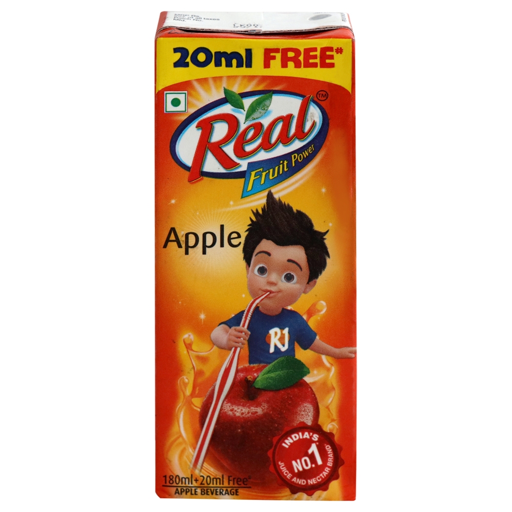 Real Fruit Power Apple Juice 180 ml