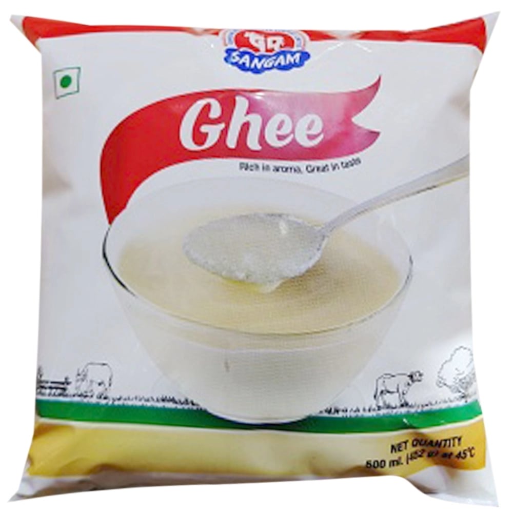 Sangam Ghee 500 ml (Pouch)