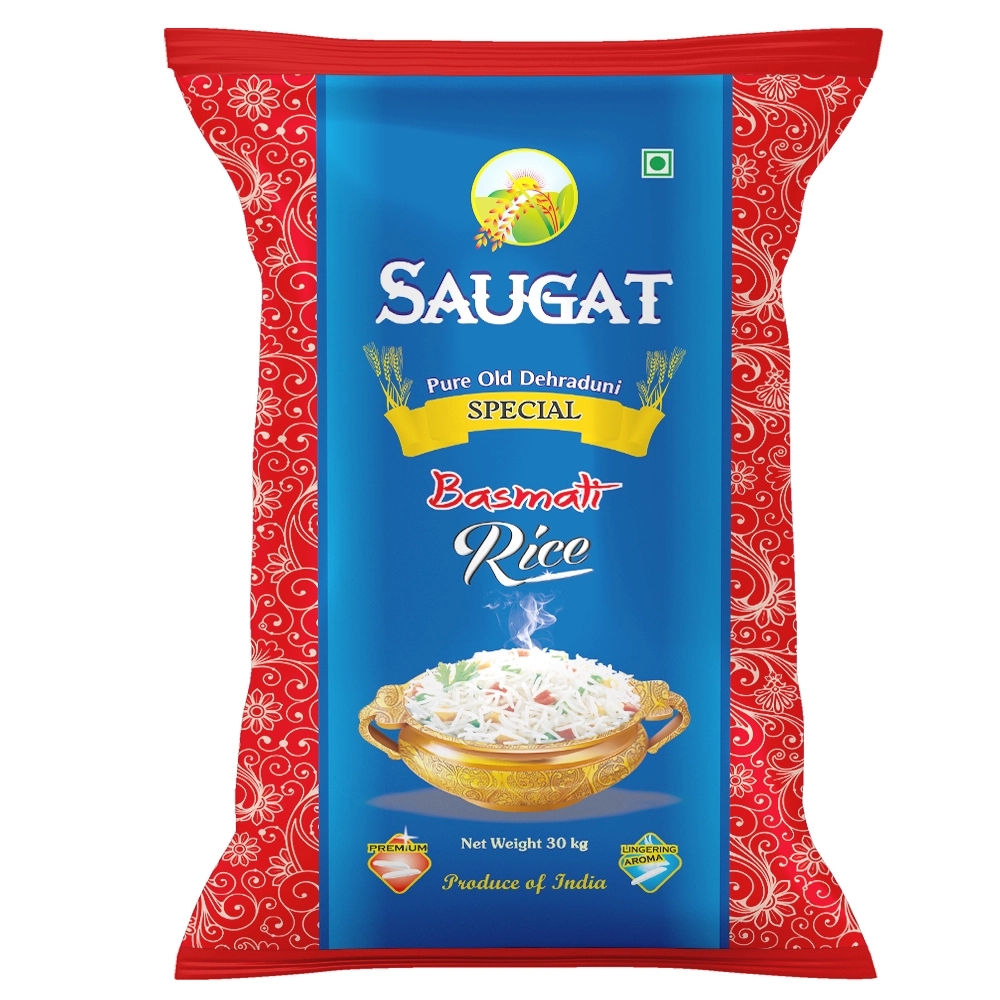 Saugat Special Pure Old Dehraduni Basmati Rice 30 kg