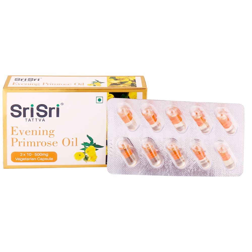 Sri Sri Tattva Evening Primrose Oil Tablet 10 tablets (Pack of 3)