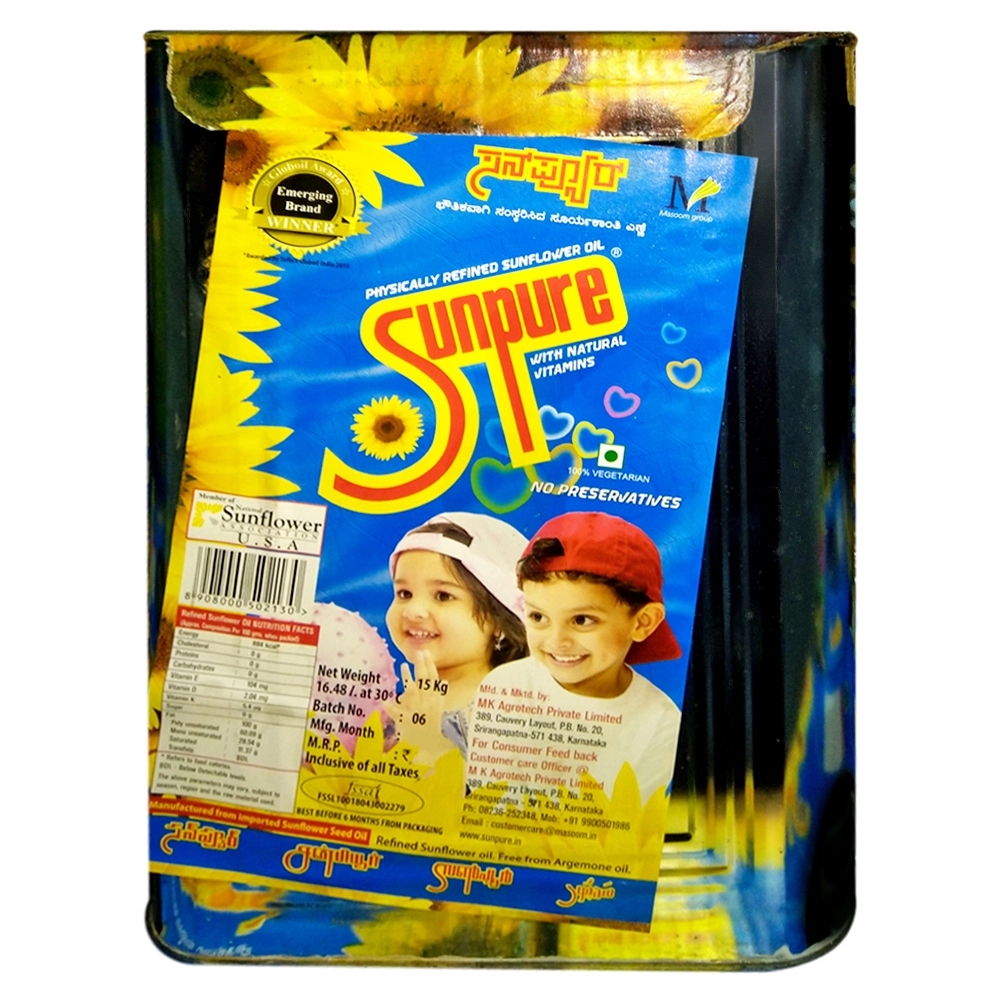 Sunpure Sunflower Oil 15 kg