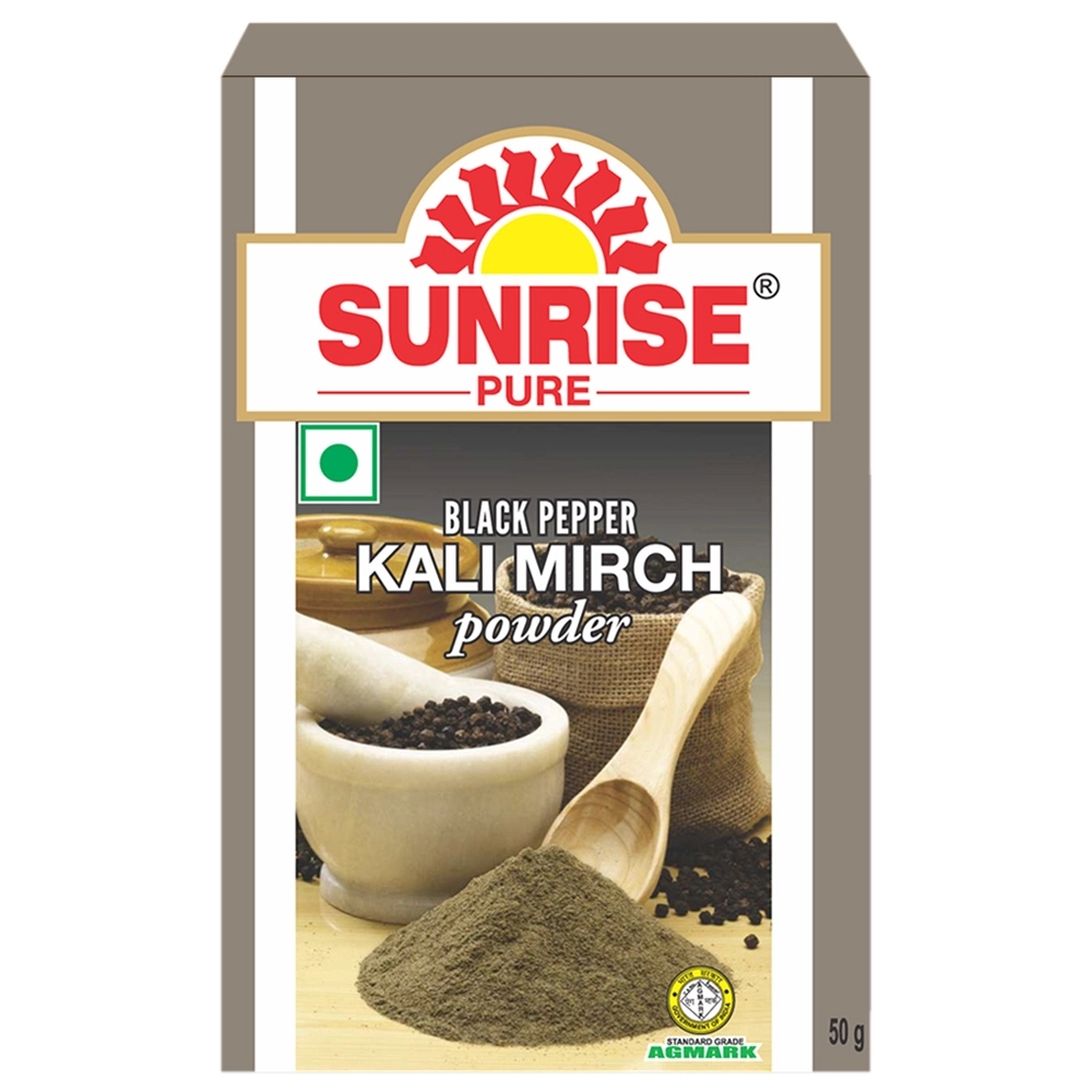 Sunrise Pure Black Pepper Powder 50 g