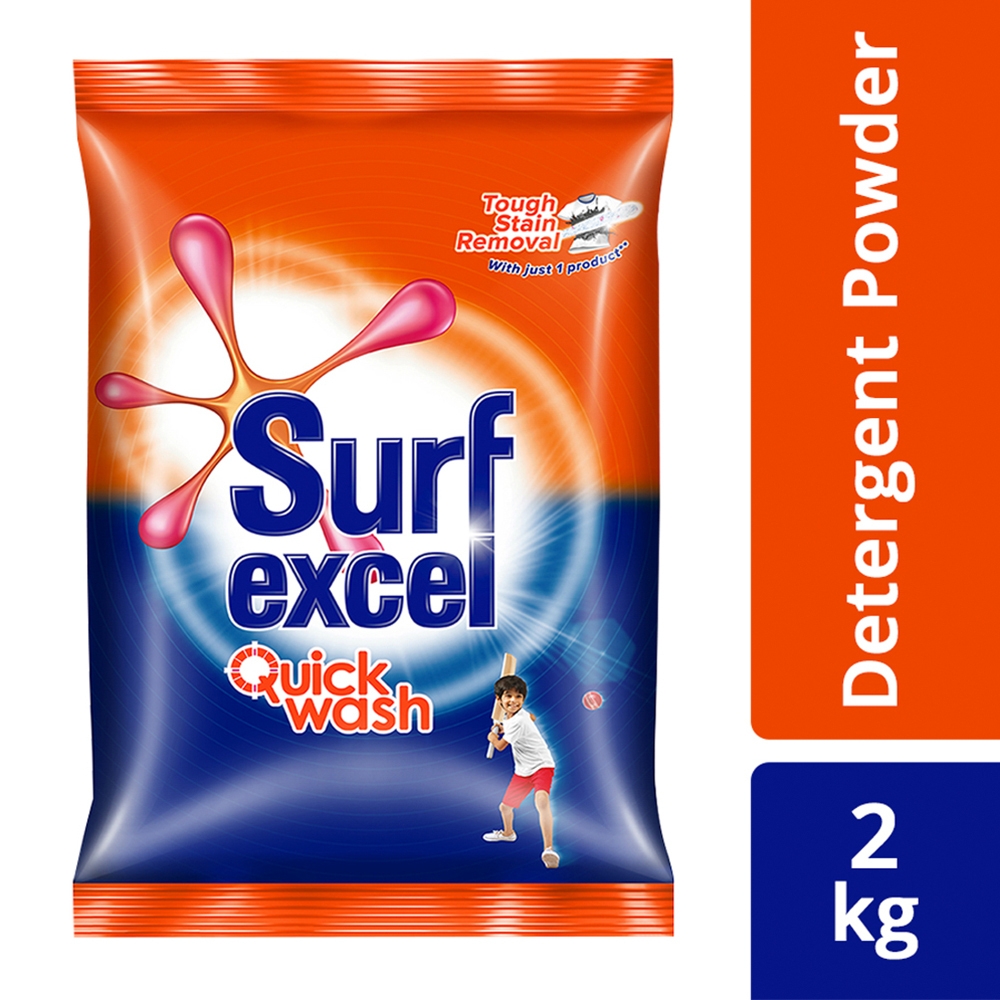 Surf Excel Quick Wash Detergent Powder 2 kg