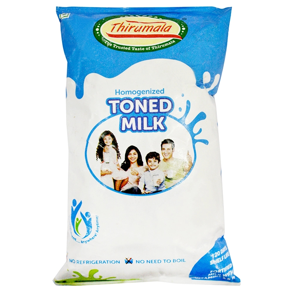 Thirumala Homogenized Toned Milk 500 ml (Fino Pouch)