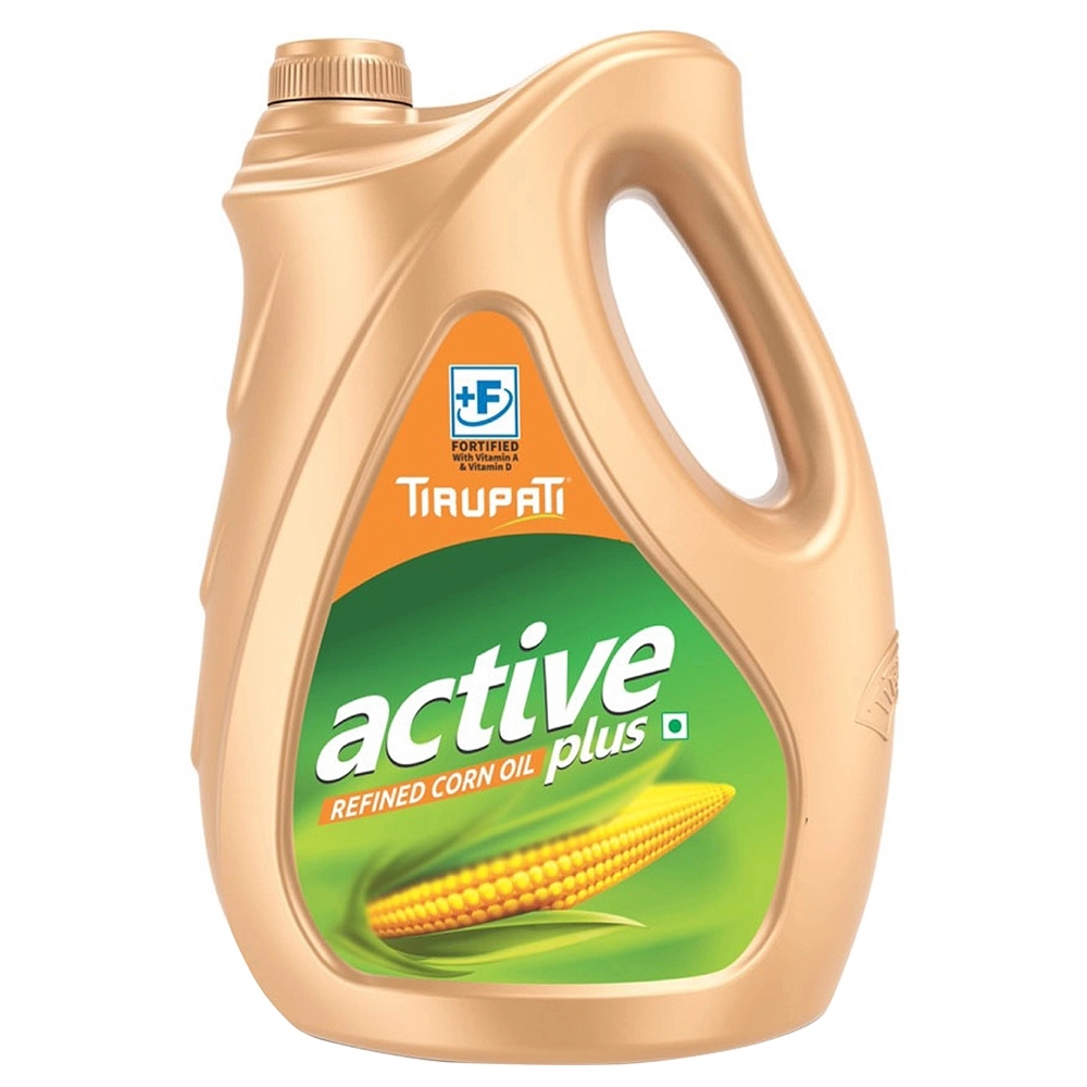 Tirupati Active Plus Refined Corn Oil 5 L