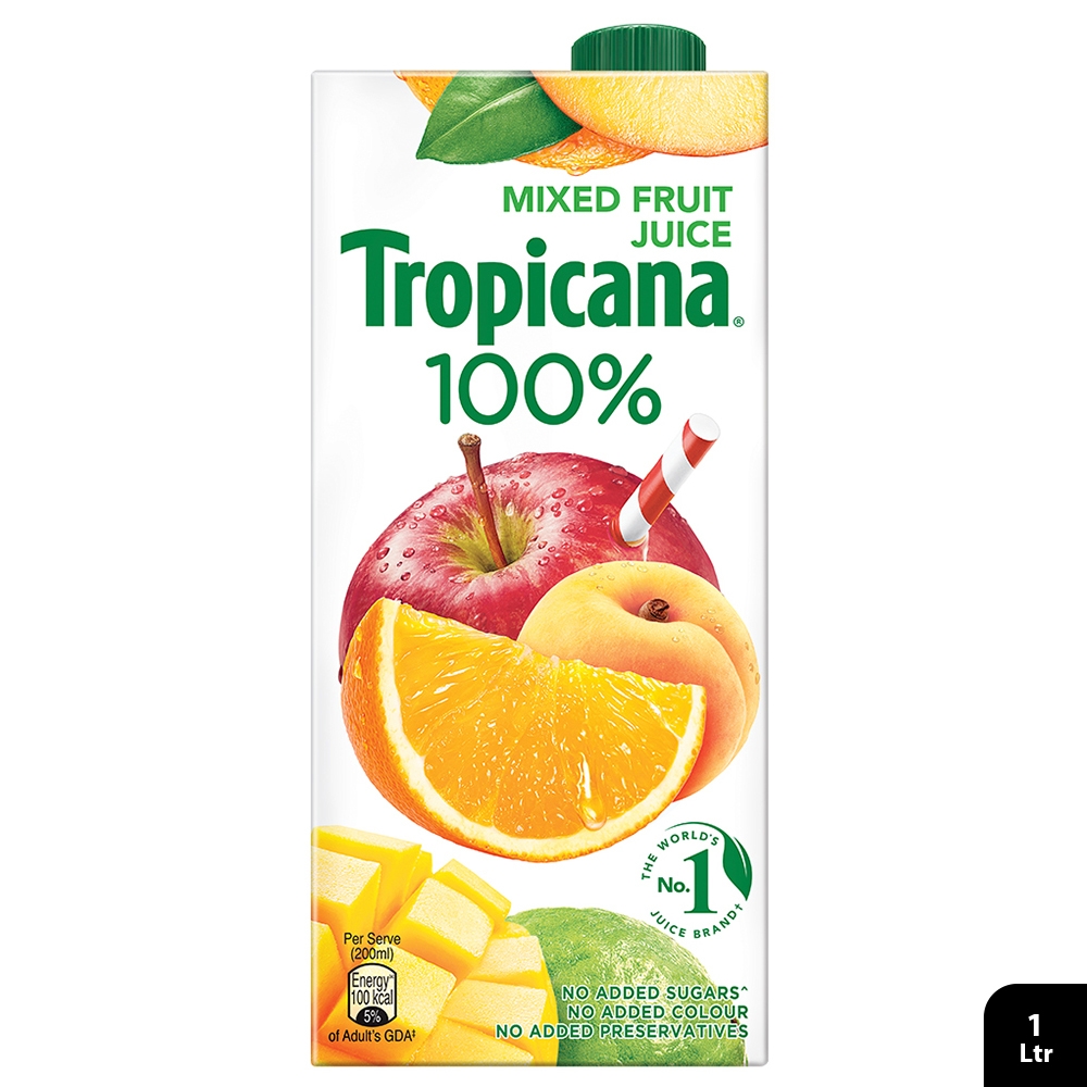Tropicana 100 Mixed Fruit Juice 1 L