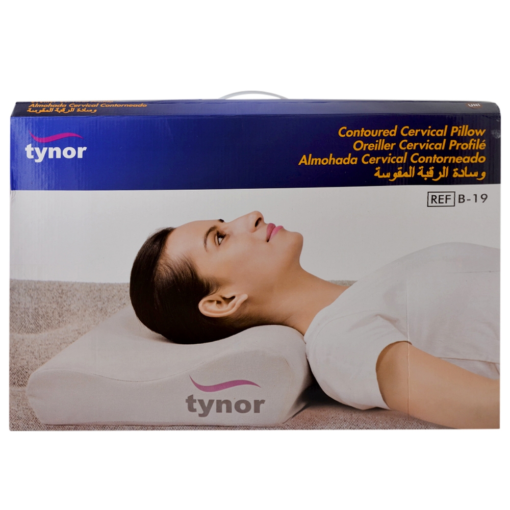 Tynor Contoured Cervical Pillow (Universal, 7.5 11.25 cms)