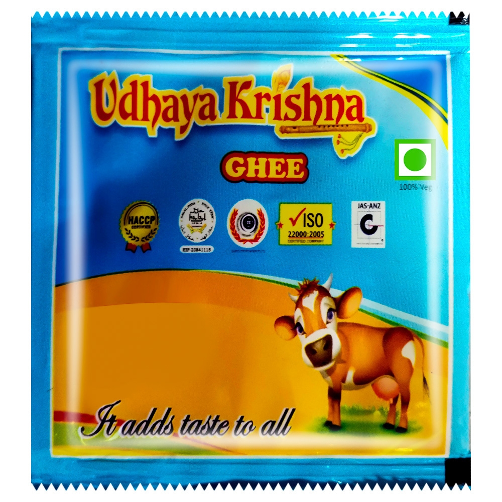 Udhaya Krishna Cow Ghee 7ml (Pouch)