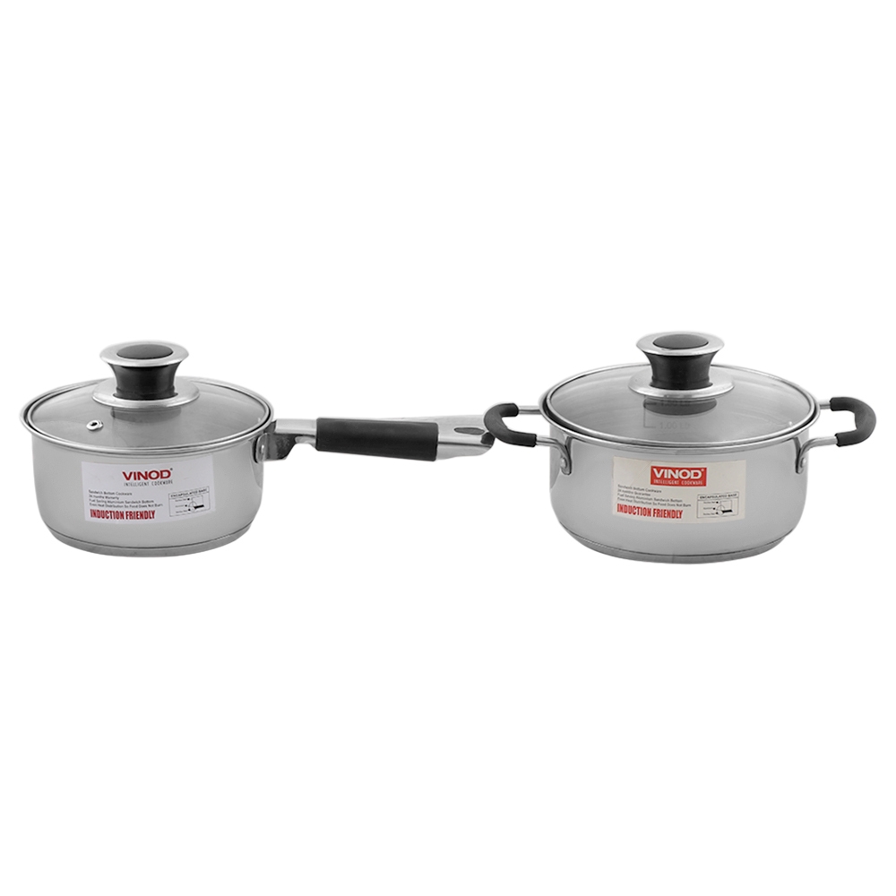 Vinod Masterchef Induction Friendly Stainless Steel Cookware Set (2 pcs)