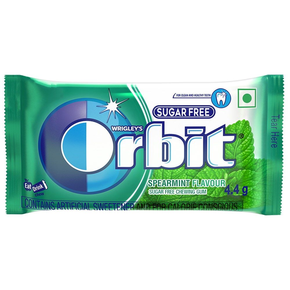 Wrigley #39 s Orbit Sugar Free Spearmint Chewing Gum 4 4 g Wrigley #39 s Orbit Sugar Free Spearmint Chewing Gum 4 4 g
