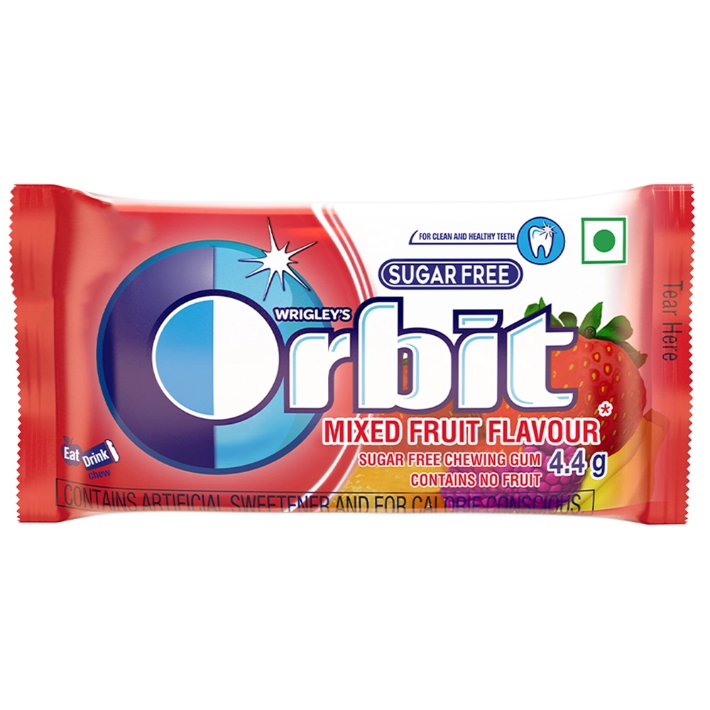 Wrigley's Orbit Mixed Fruit Sugar Free Gum 4.4 g