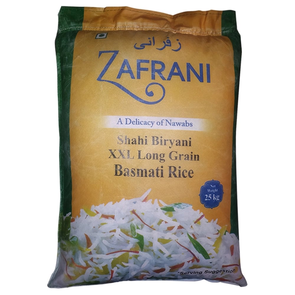 Zafrani XXL Biryani Basmati Rice 25 kg