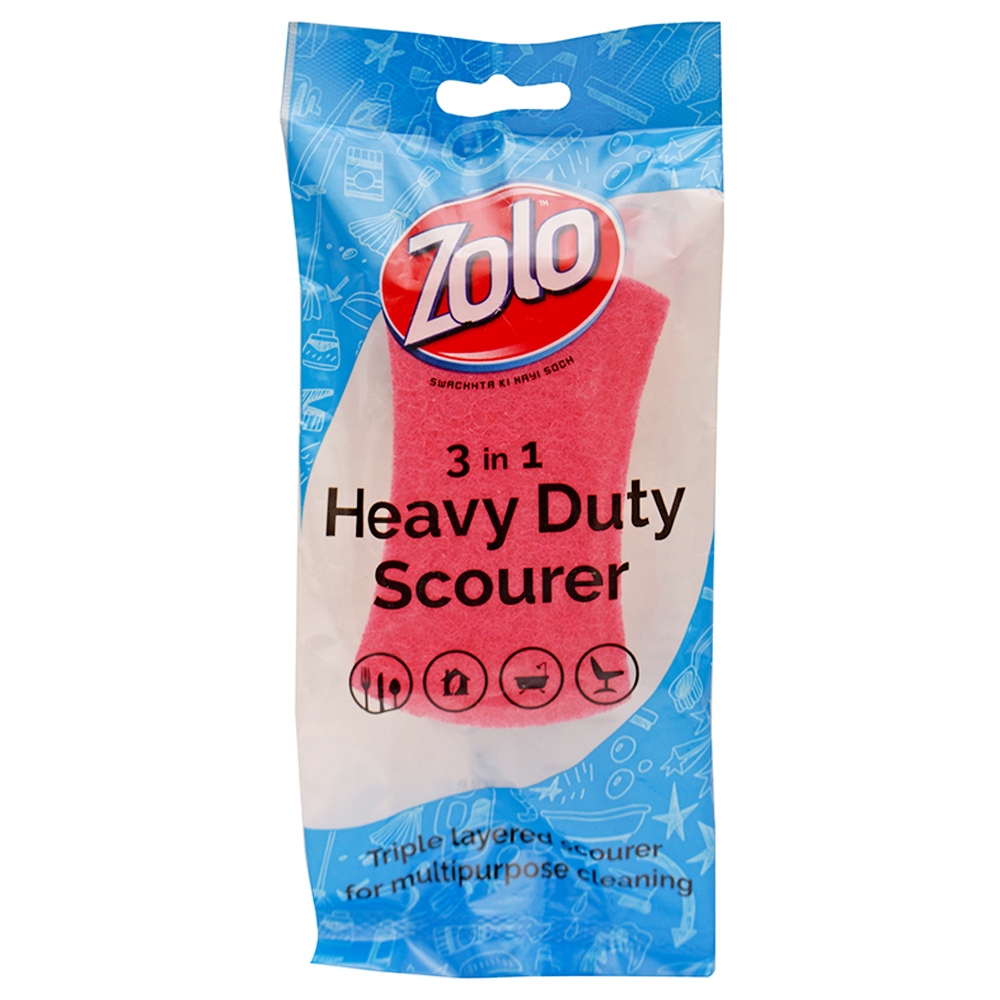 Zolo 3 in 1 Heavy Duty Scourer