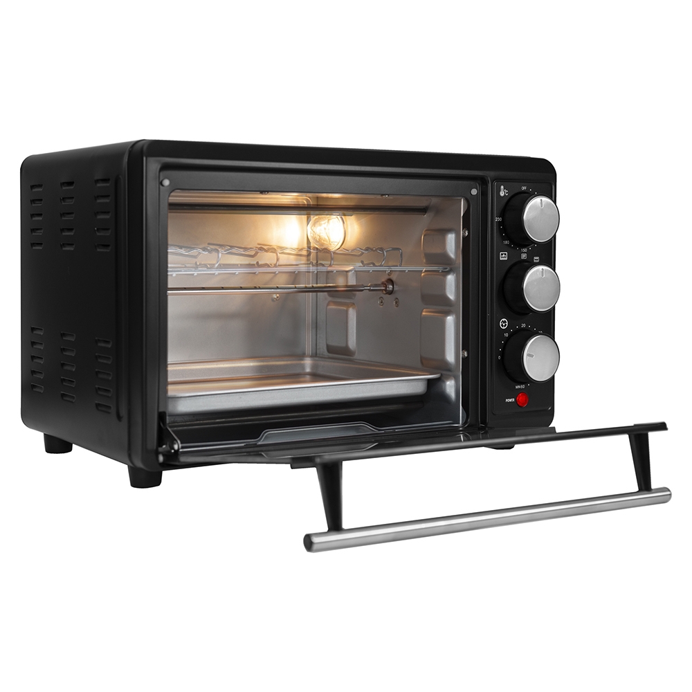 Kelvinator 20L Oven Toaster Griller (OTG), Black, KOTGR00220