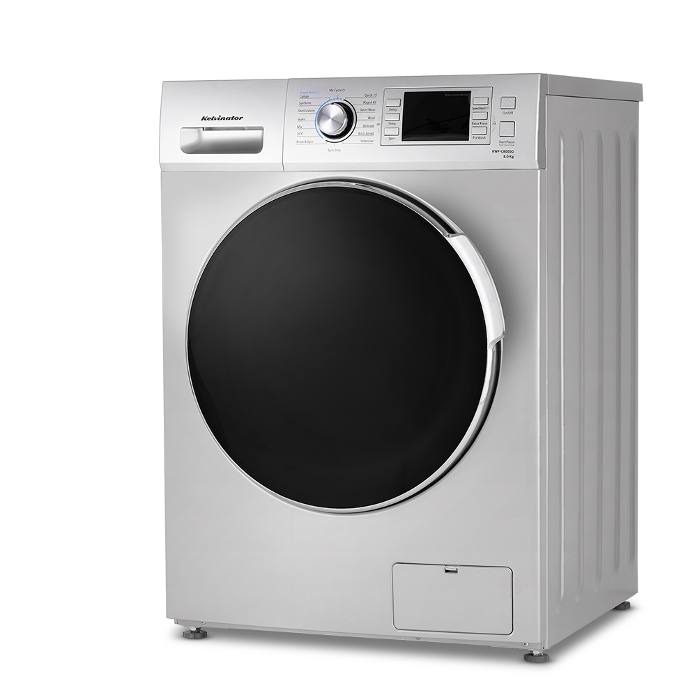 Kelvinator 8.0 Kg Front Load FullyAutomatic Washing Machine, KWF