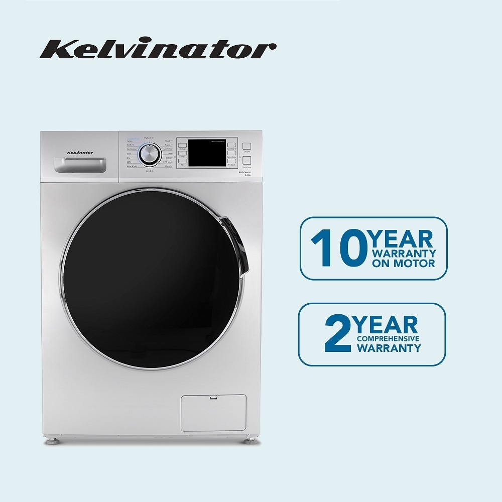 Kelvinator 8.0 Kg Front Load FullyAutomatic Washing Machine, KWF
