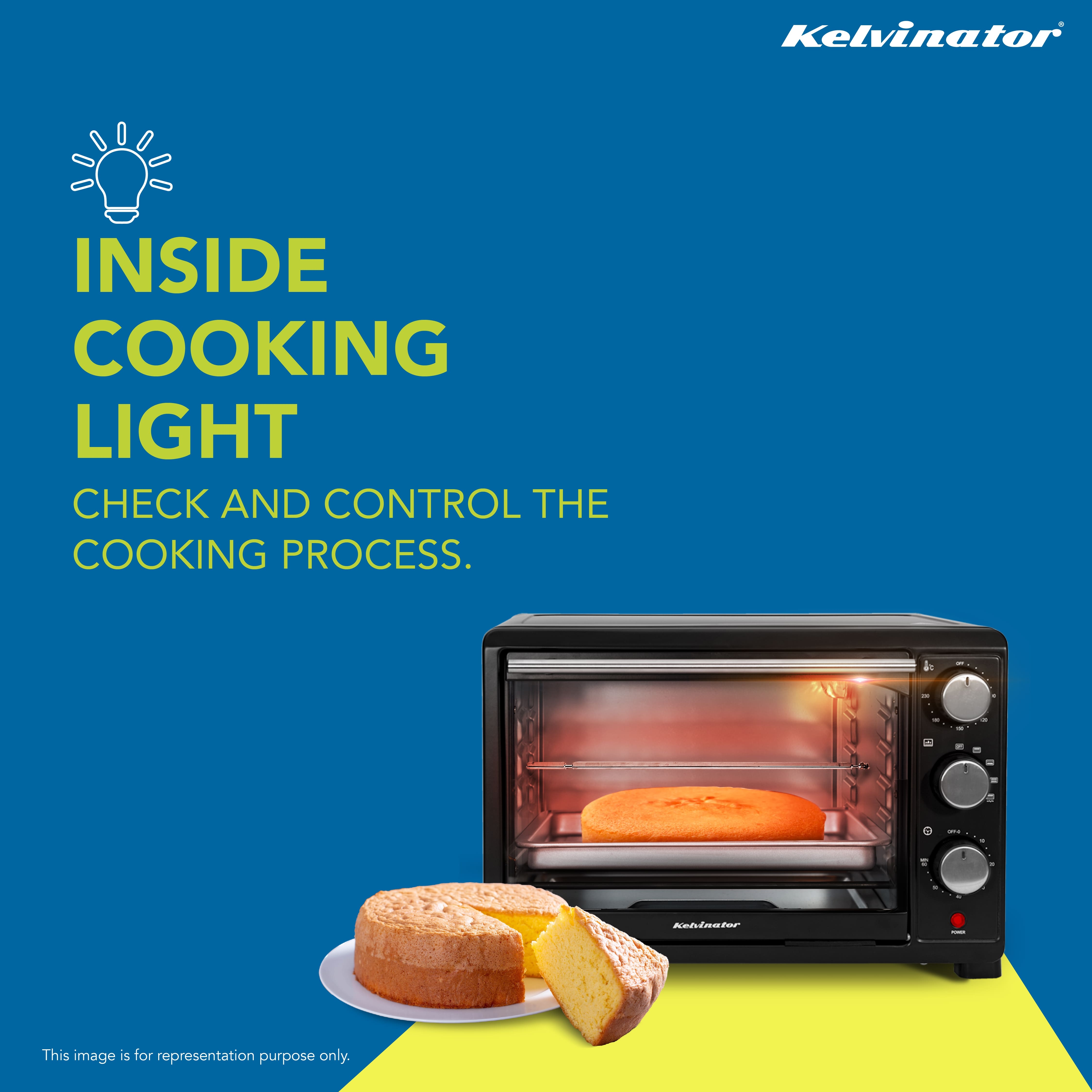 Kelvinator 30L Oven Toaster Griller (OTG), Black, KOTGR00230