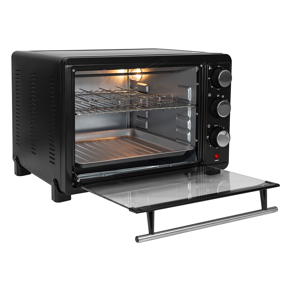 Kelvinator 30L Oven Toaster Griller (OTG), Black, KOTGR00230